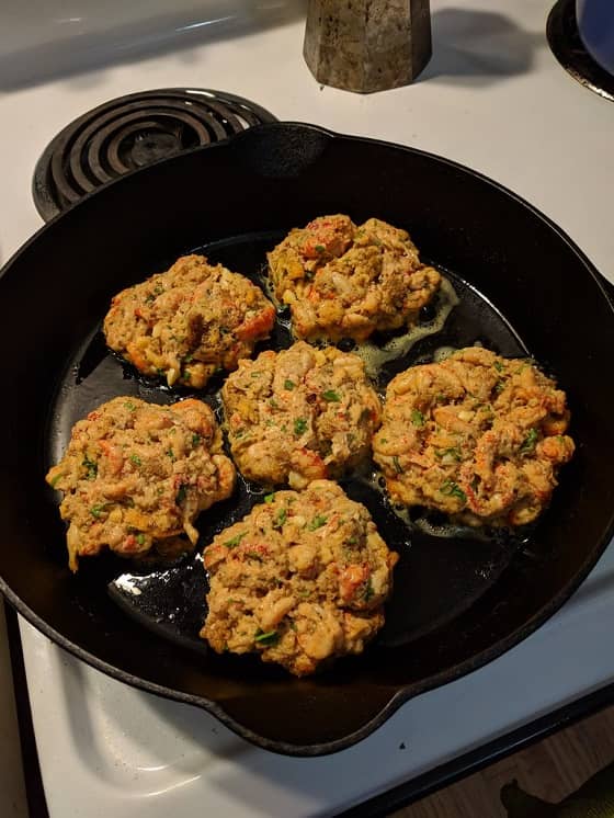 Crawfish Cakes with Red Pepper Remoulade Sauce