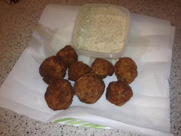 Deep Fried Red Beans, Rice and Sausage Balls Recipe