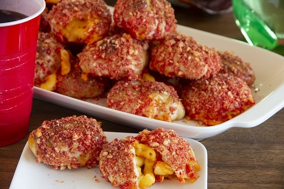 Flaming Hot Mac & Cheese Bites Recipe