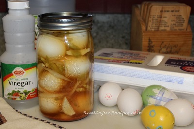 Pickled Eggs in a Jar