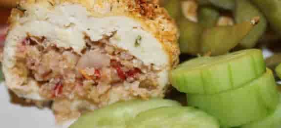 Stuffed Chicken Breasts with Shrimp and Crab